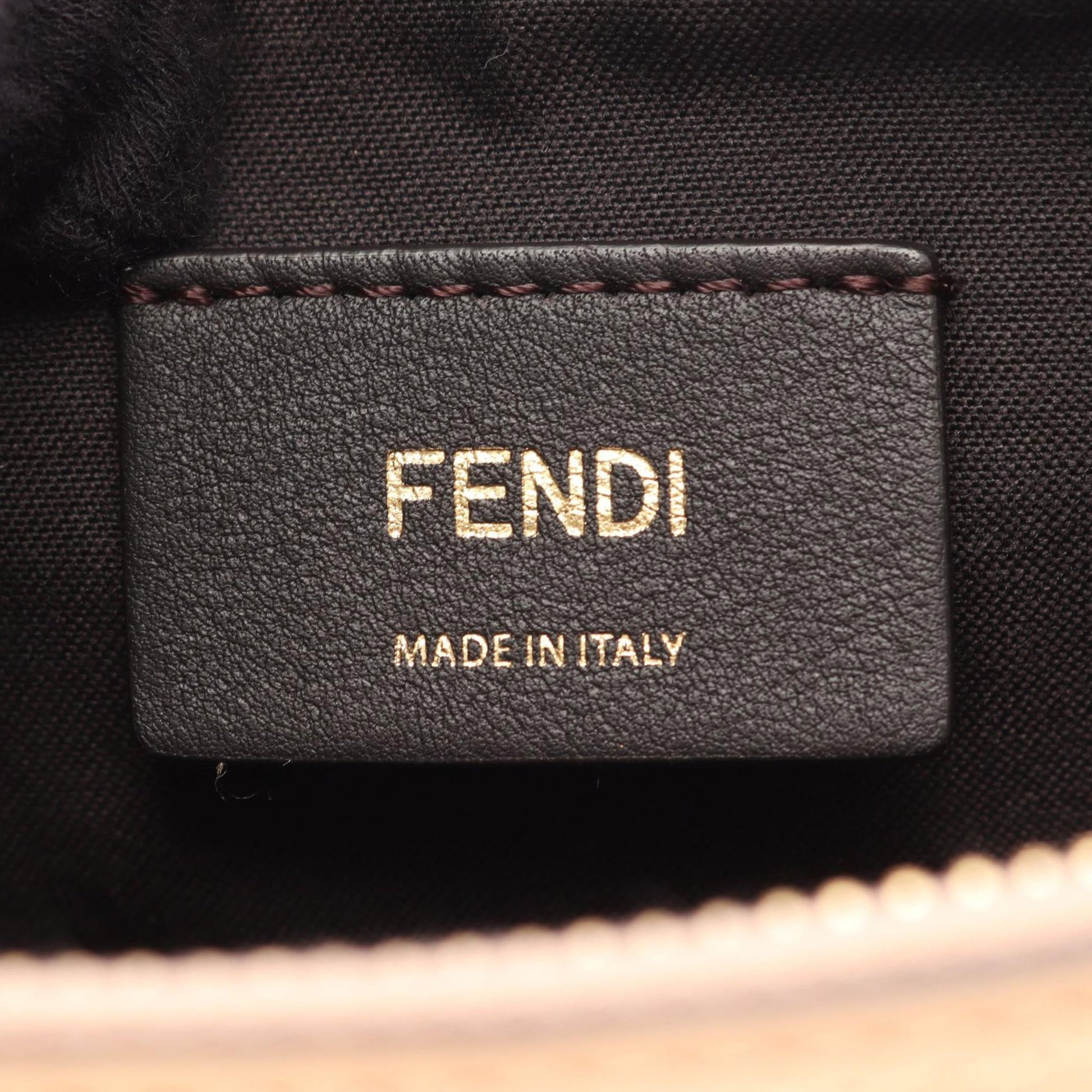 Fendi Small Leather Fendigraphy Hobo
