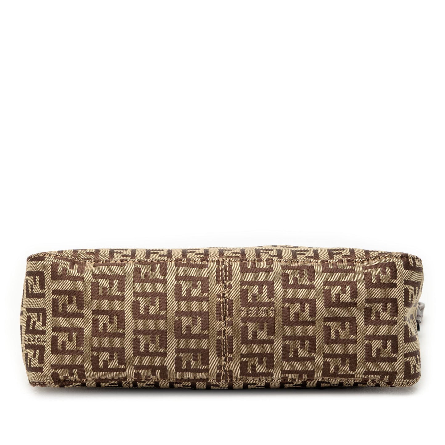 Fendi Mini Zucchino Canvas Shoulder Bag