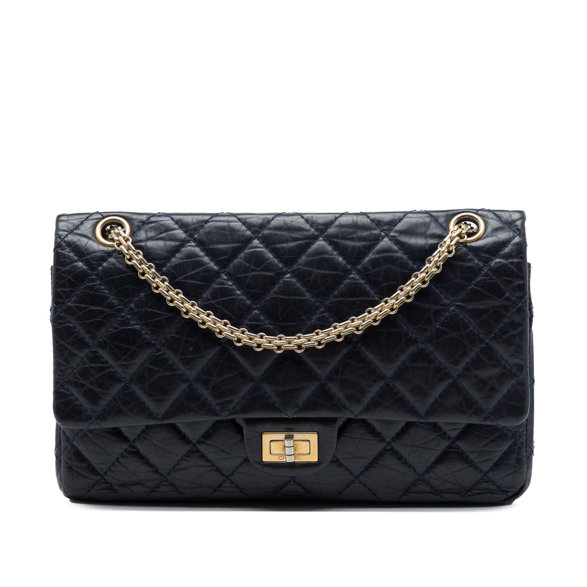 Chanel Quilted Aged Calfskin Reissue 2.55 Double Flap 226