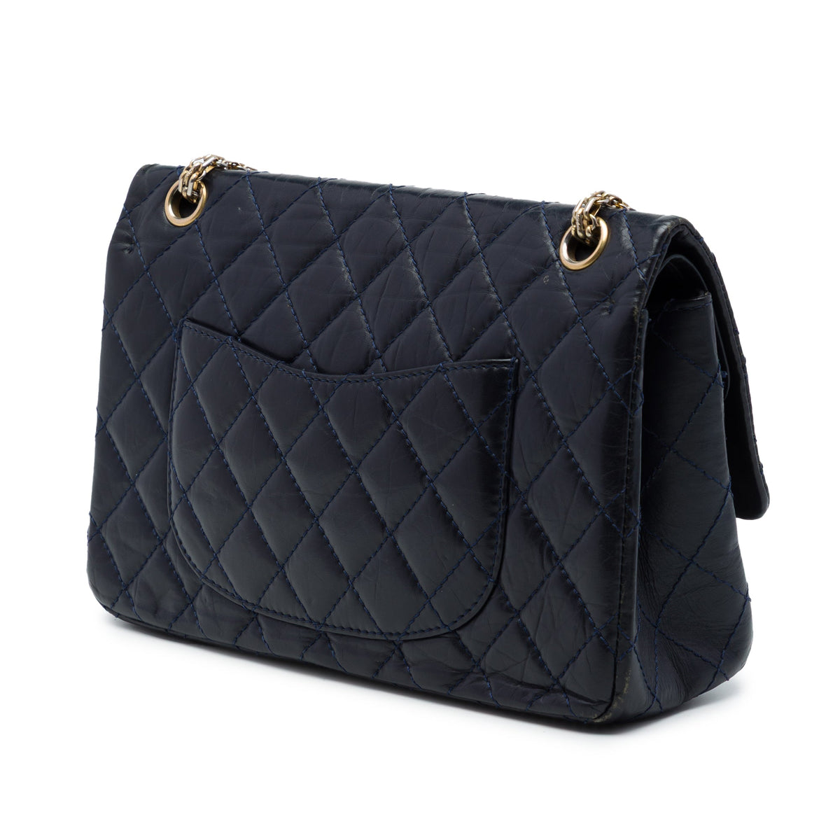 Chanel Quilted Aged Calfskin Reissue 2.55 Double Flap 226