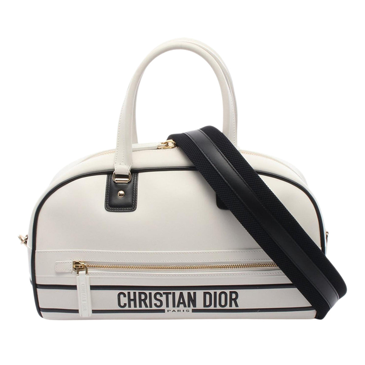 Dior Medium Leather Dior Vibe Bowling Bag