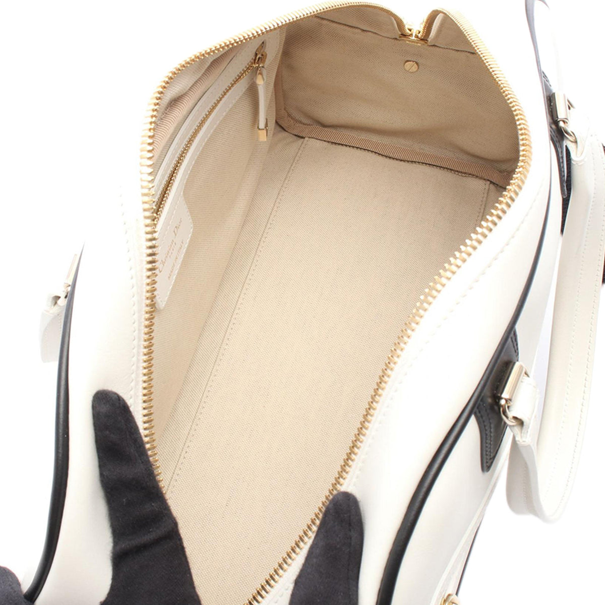 Dior Medium Leather Dior Vibe Bowling Bag