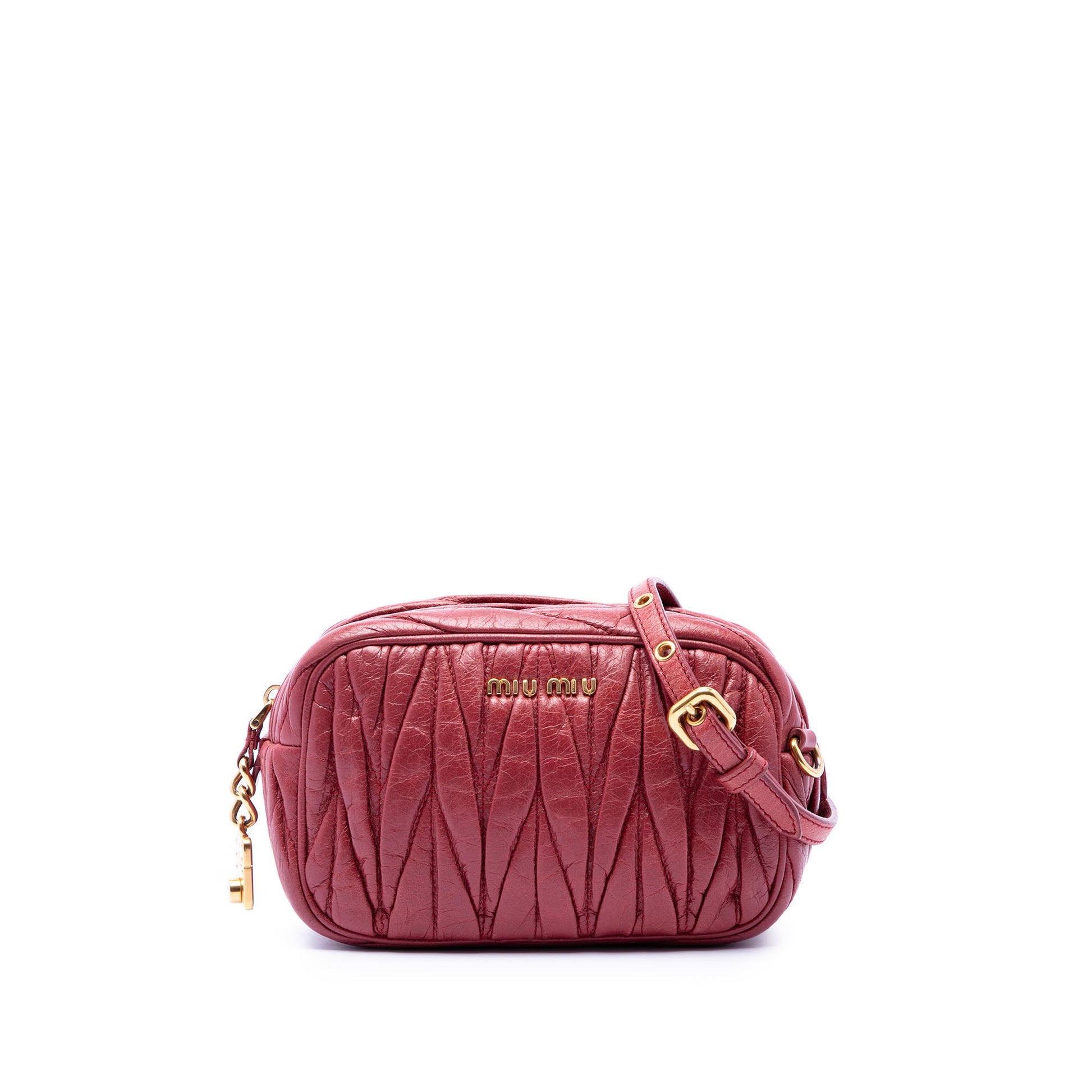 Miu Miu Matelasse Nappa Camera Bag