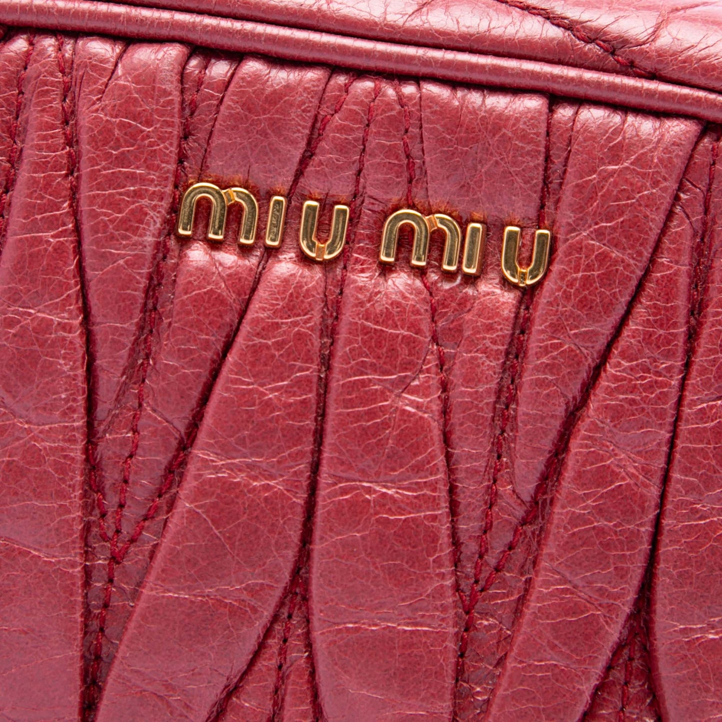 Miu Miu Matelasse Nappa Camera Bag
