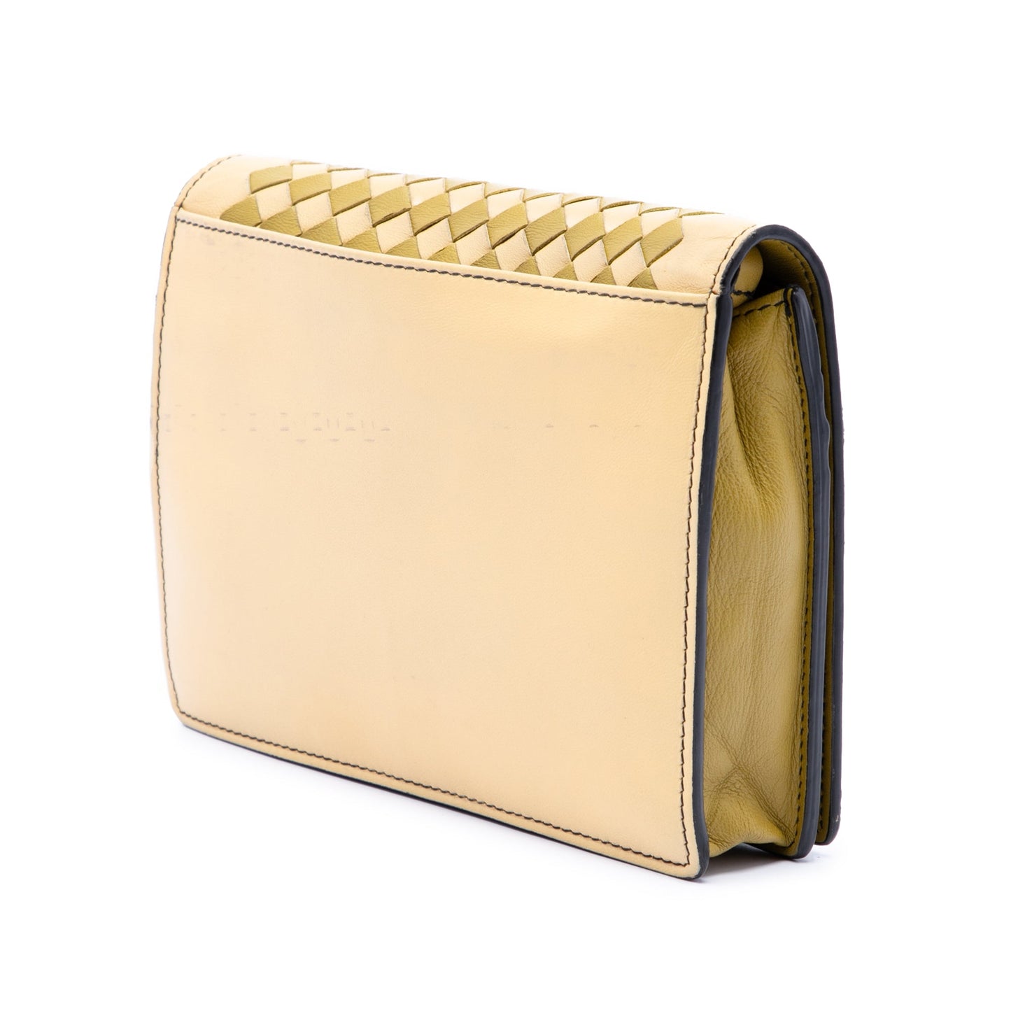 Bottega Veneta Nappa Intrecciato Studded Wallet on Chain