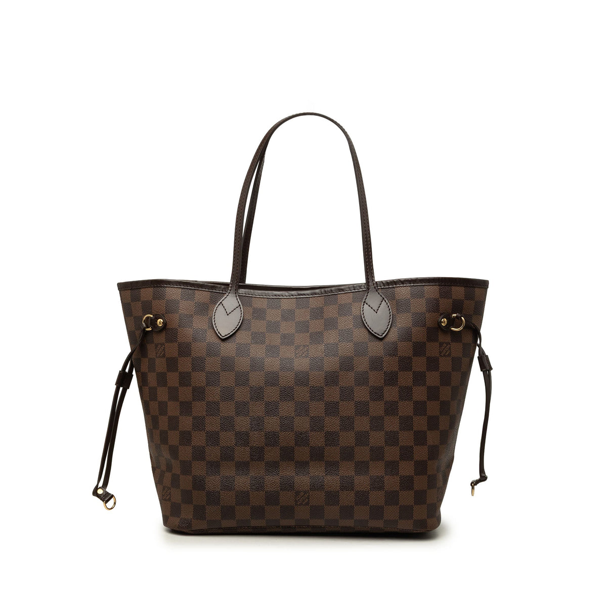 Louis Vuitton Damier Ebene Neverfull MM — Brown