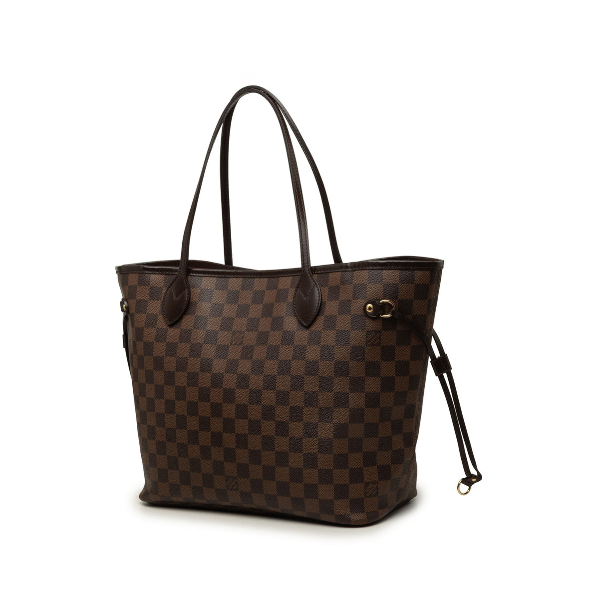 Louis Vuitton Damier Ebene Neverfull MM — Brown