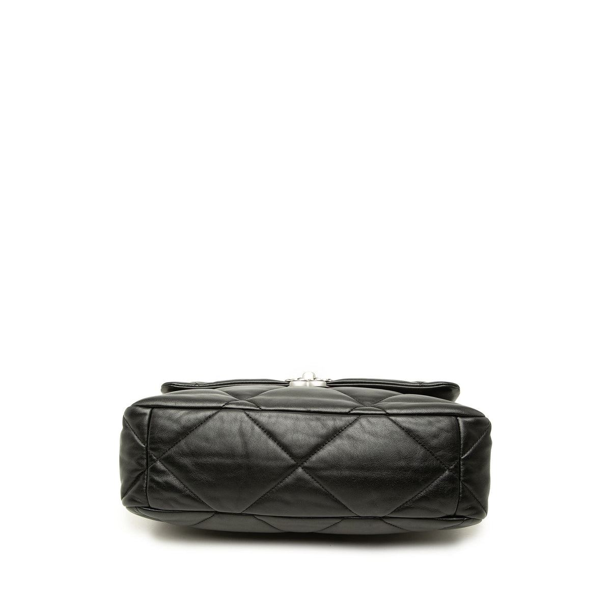Chanel Large Lambskin 19 Flap — Black