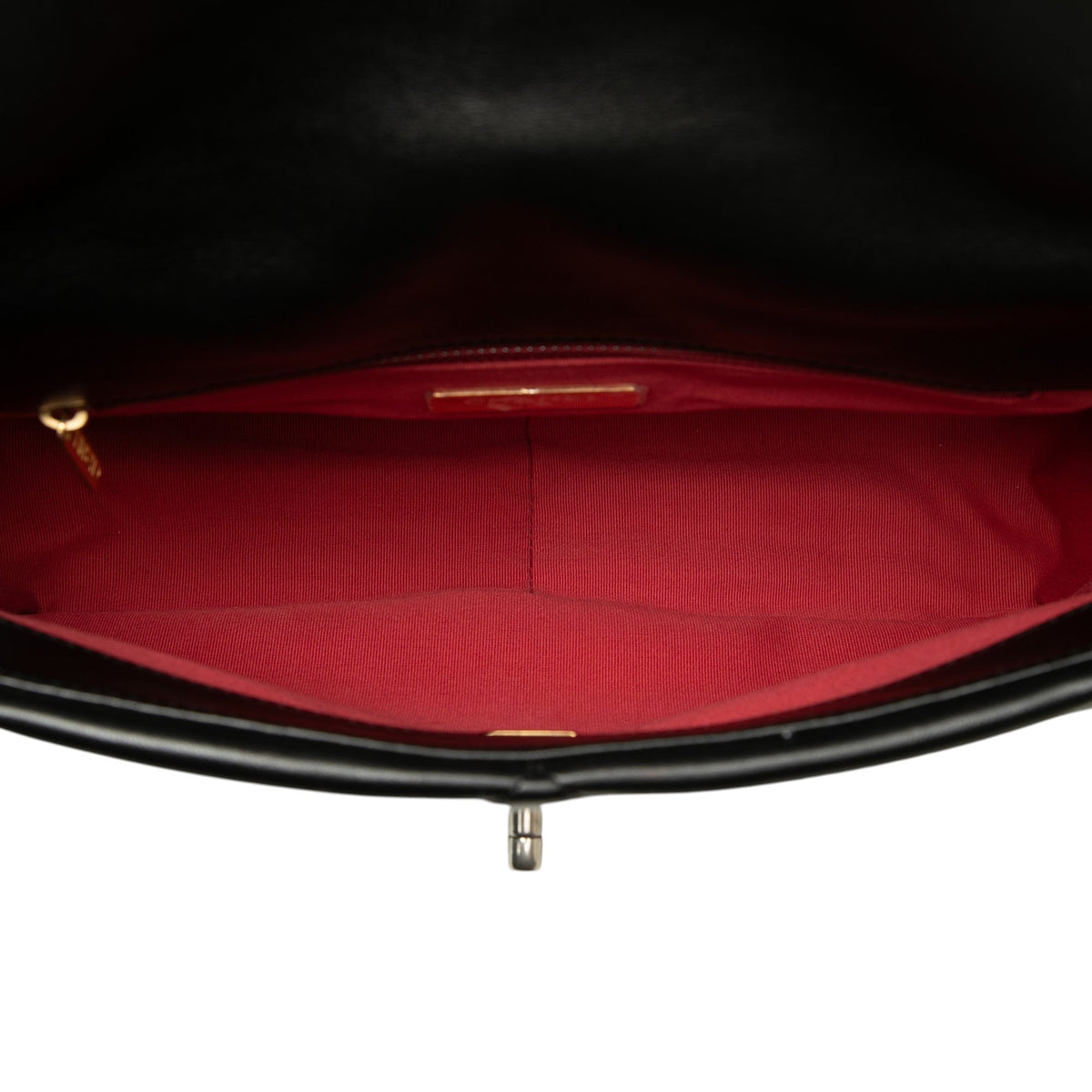 Chanel Large Lambskin 19 Flap — Black