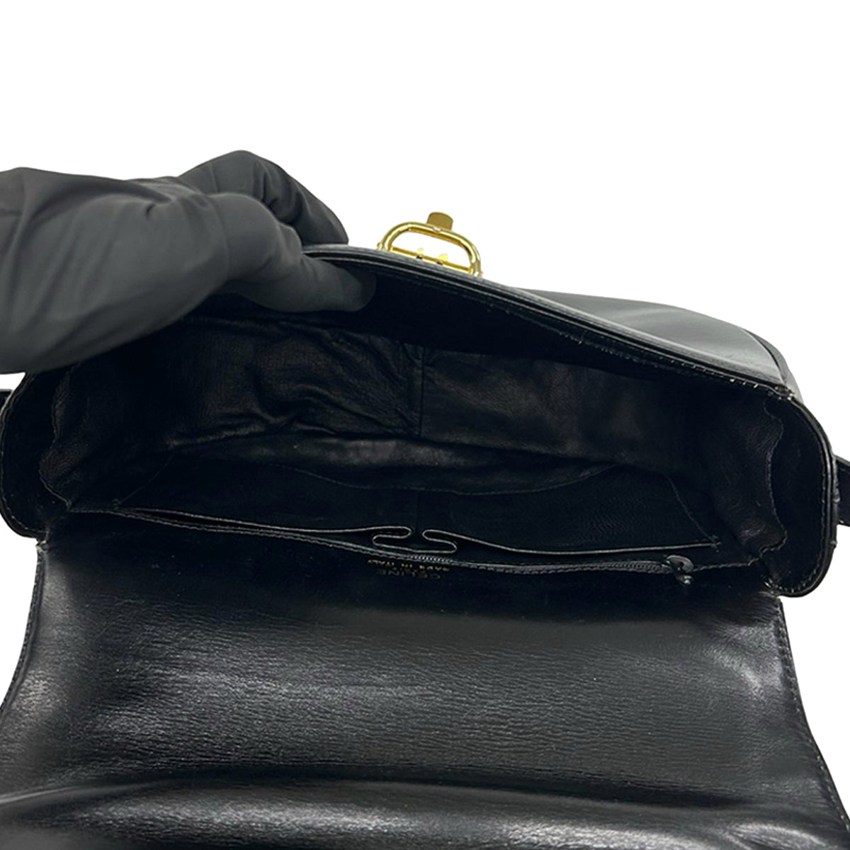 Celine Leather Carriage Crossbody