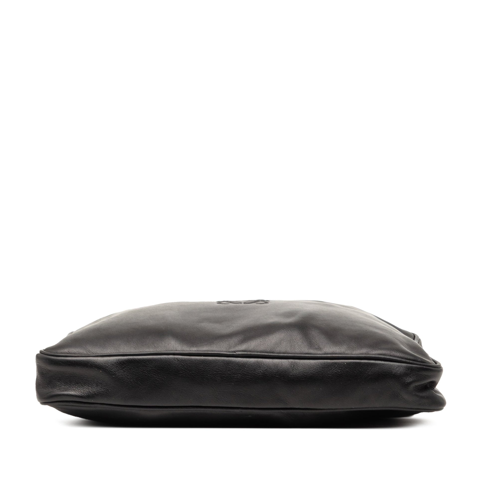 LOEWE Leather Anagram Clutch