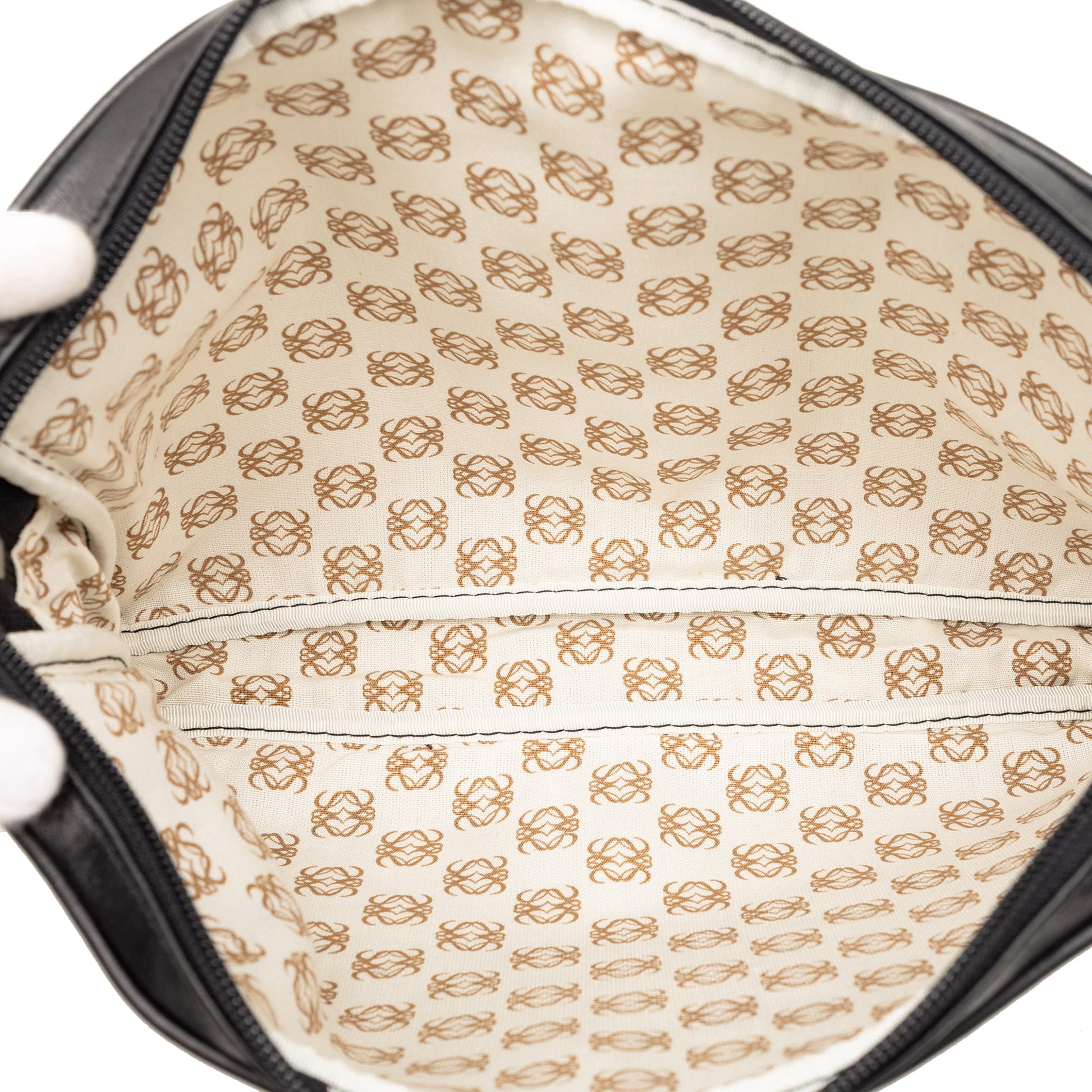 LOEWE Leather Anagram Clutch