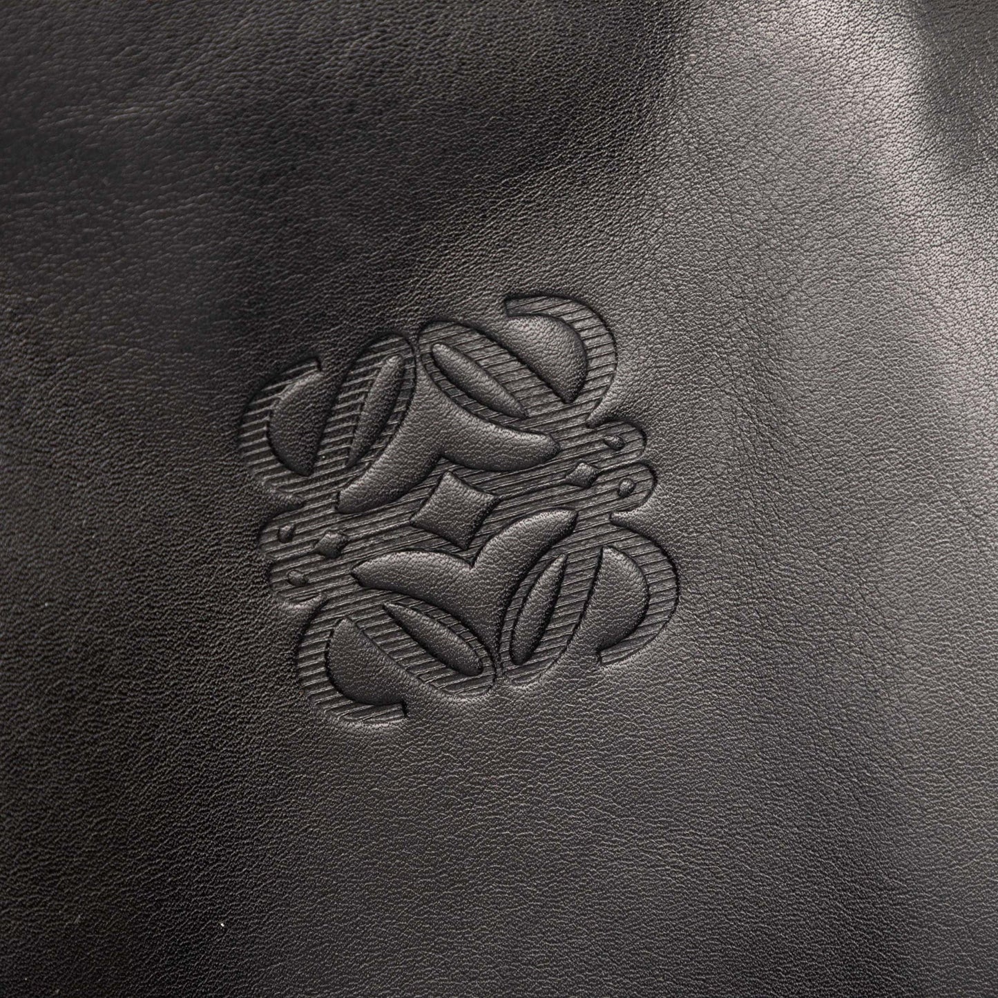 LOEWE Leather Anagram Clutch