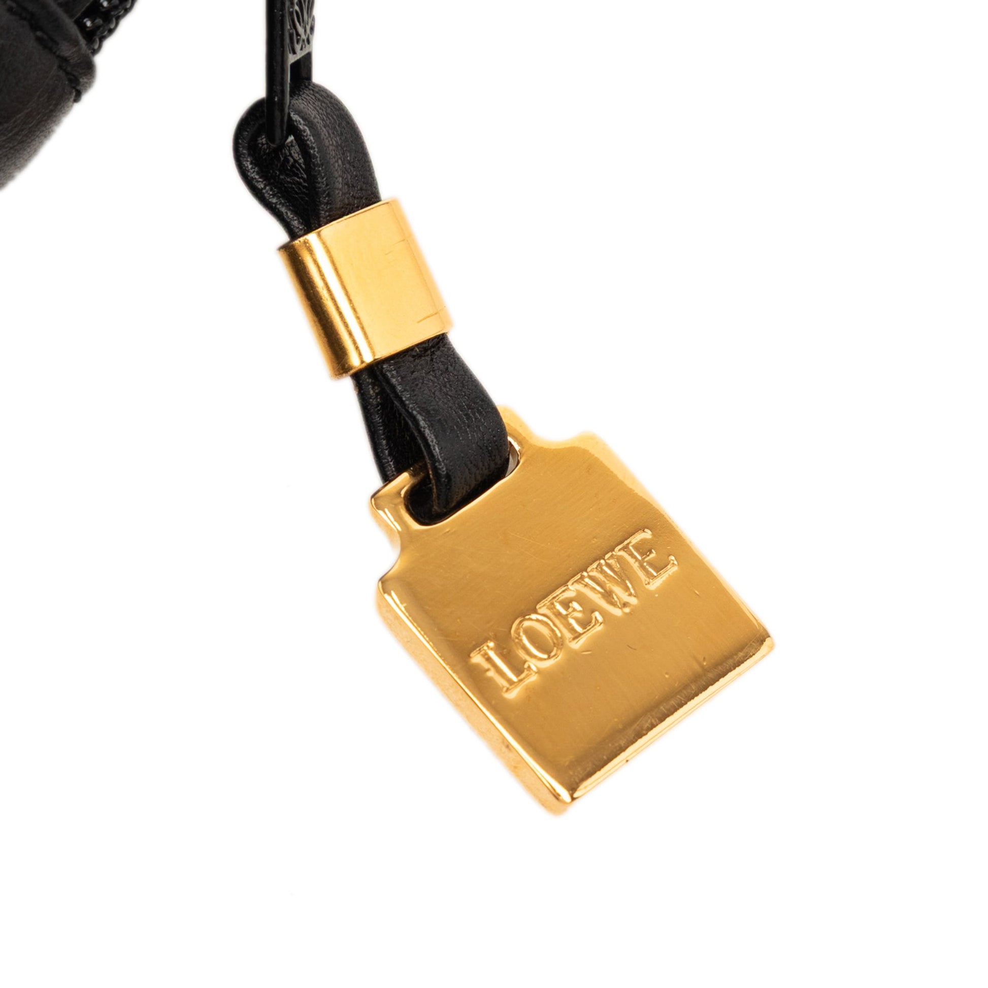 LOEWE Leather Anagram Clutch