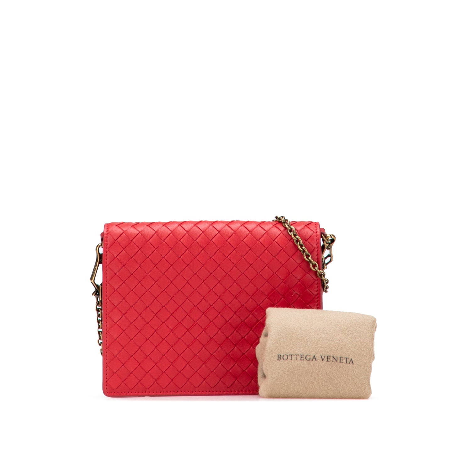 Bottega Veneta Nappa Intrecciato Wallet On Chain