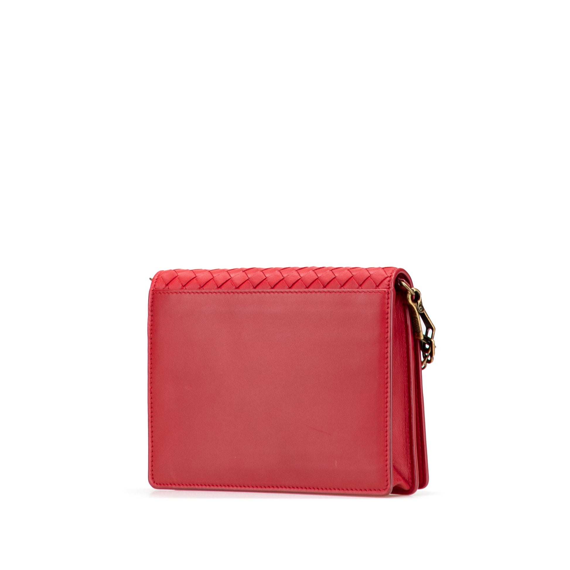 Bottega Veneta Nappa Intrecciato Wallet On Chain