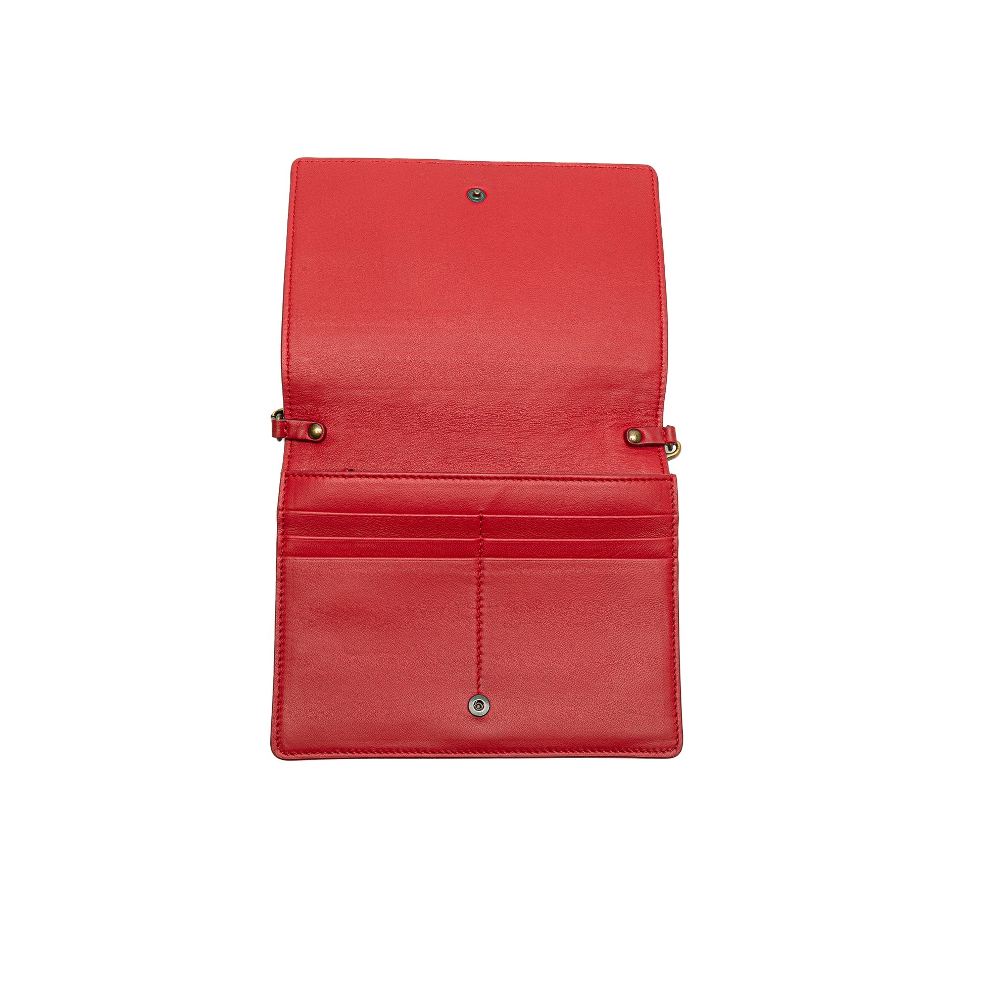 Bottega Veneta Nappa Intrecciato Wallet On Chain