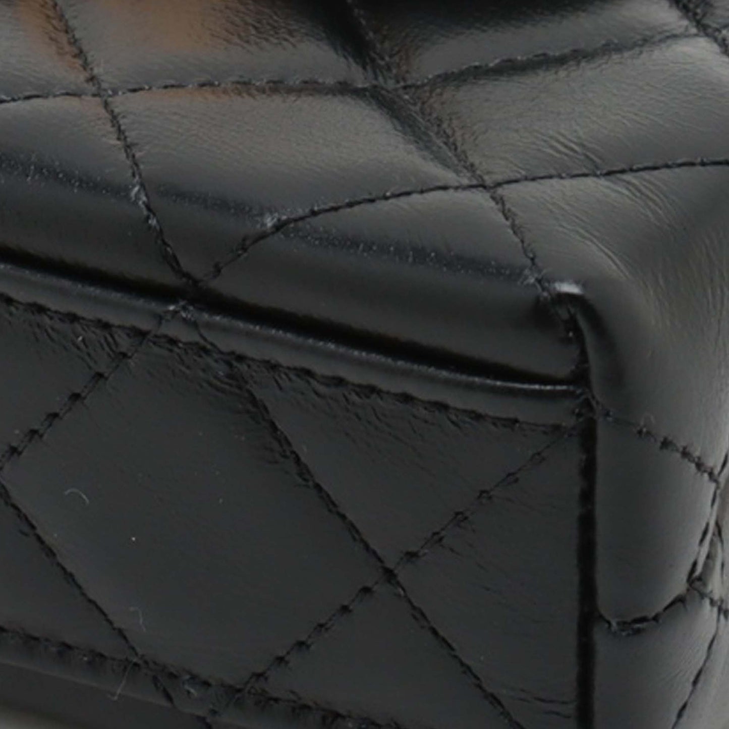 Chanel Mini Nano Aged Calfskin Kelly Shopper Bag