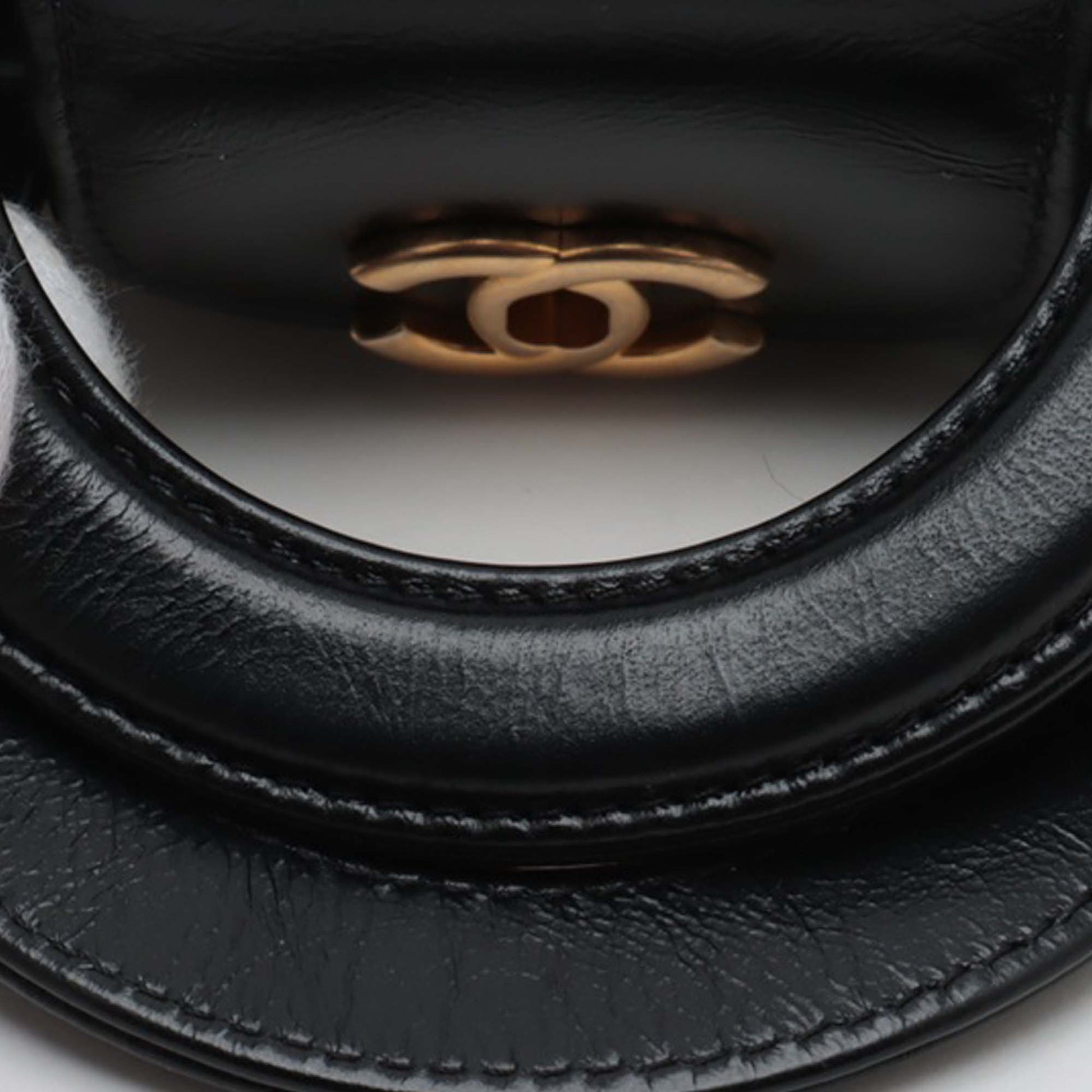 Chanel Mini Nano Aged Calfskin Kelly Shopper Bag
