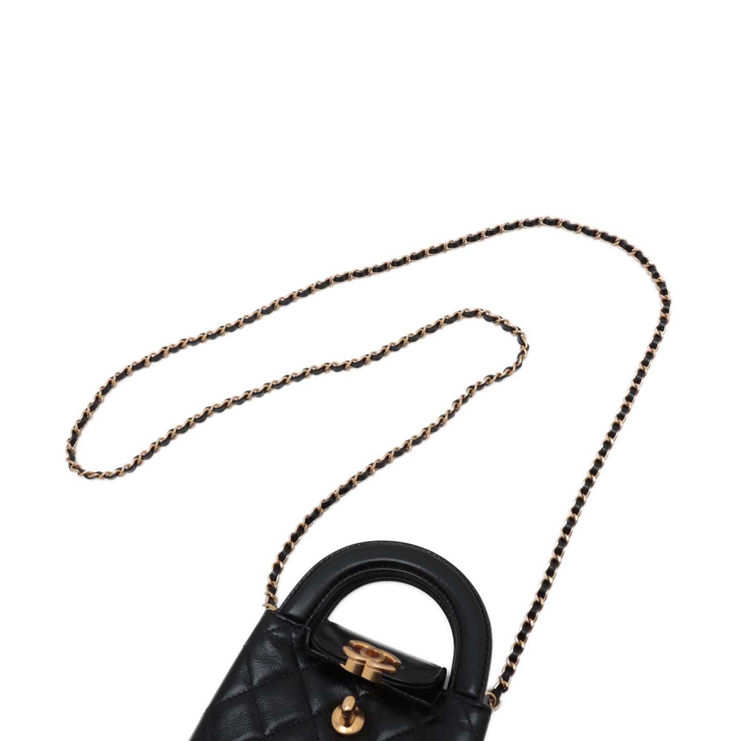 Chanel Mini Nano Aged Calfskin Kelly Shopper Bag