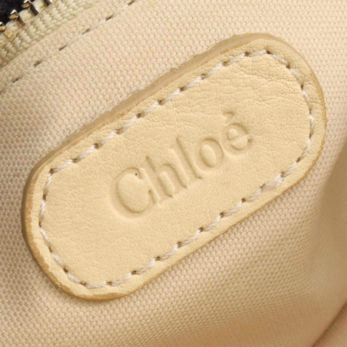 Chloé Leather Knot Handbag — Beige