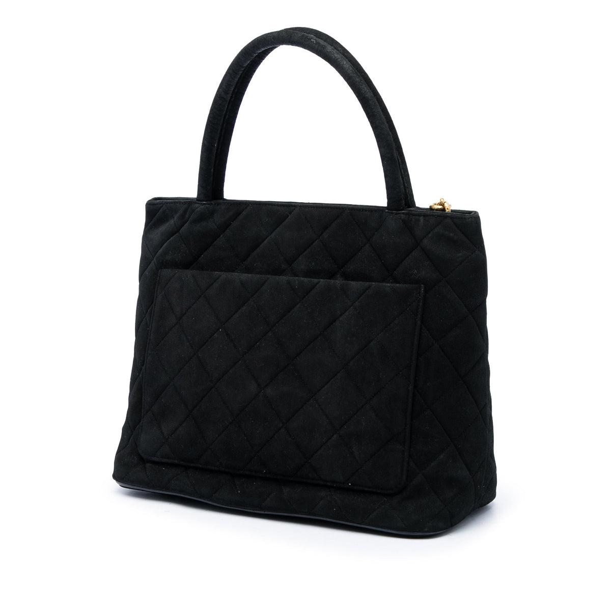 Chanel Suede Medallion Tote