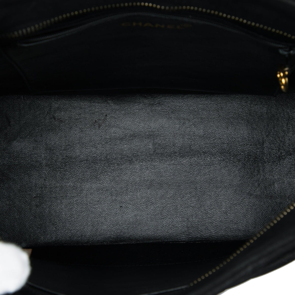 Chanel Suede Medallion Tote