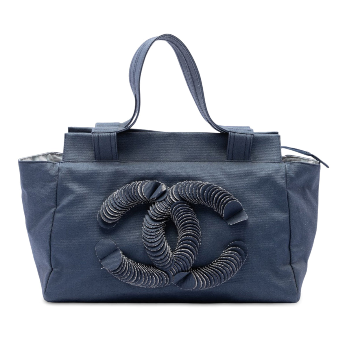 Chanel CC Denim Disc Tote