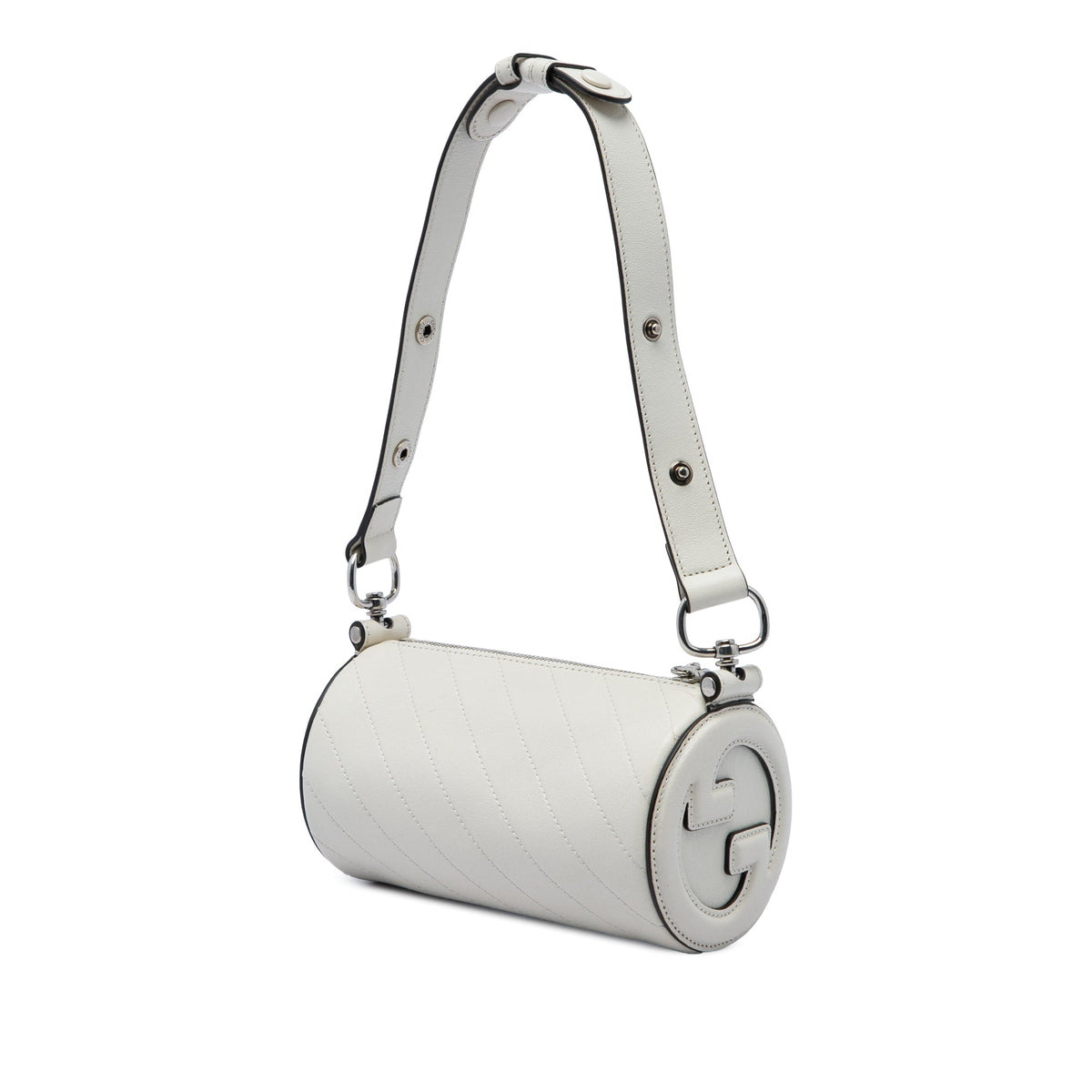Gucci Mini Calfskin Blondie Barrel Shoulder Bag