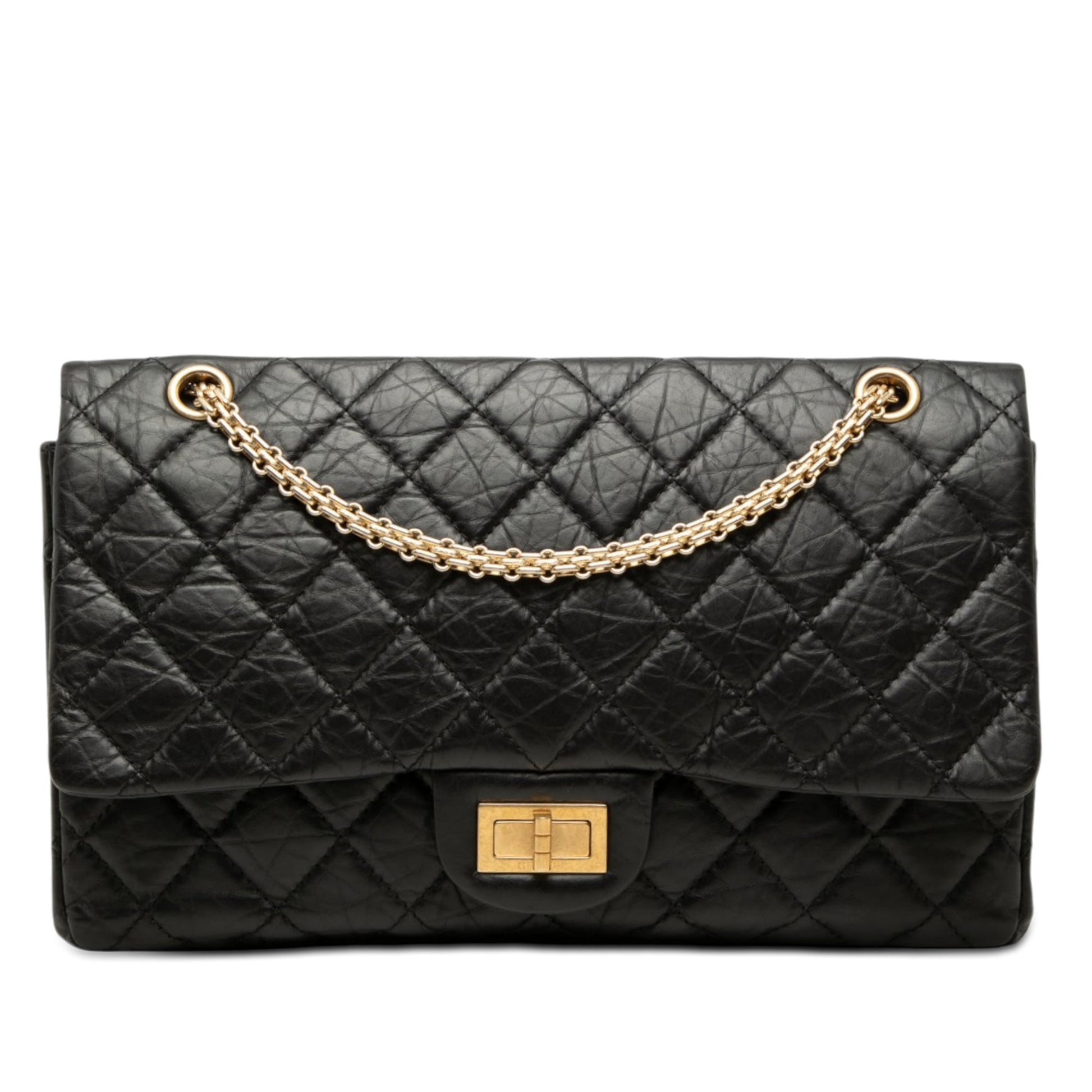 Chanel Quilted Aged Calfskin Reissue 2.55 Double Flap 227