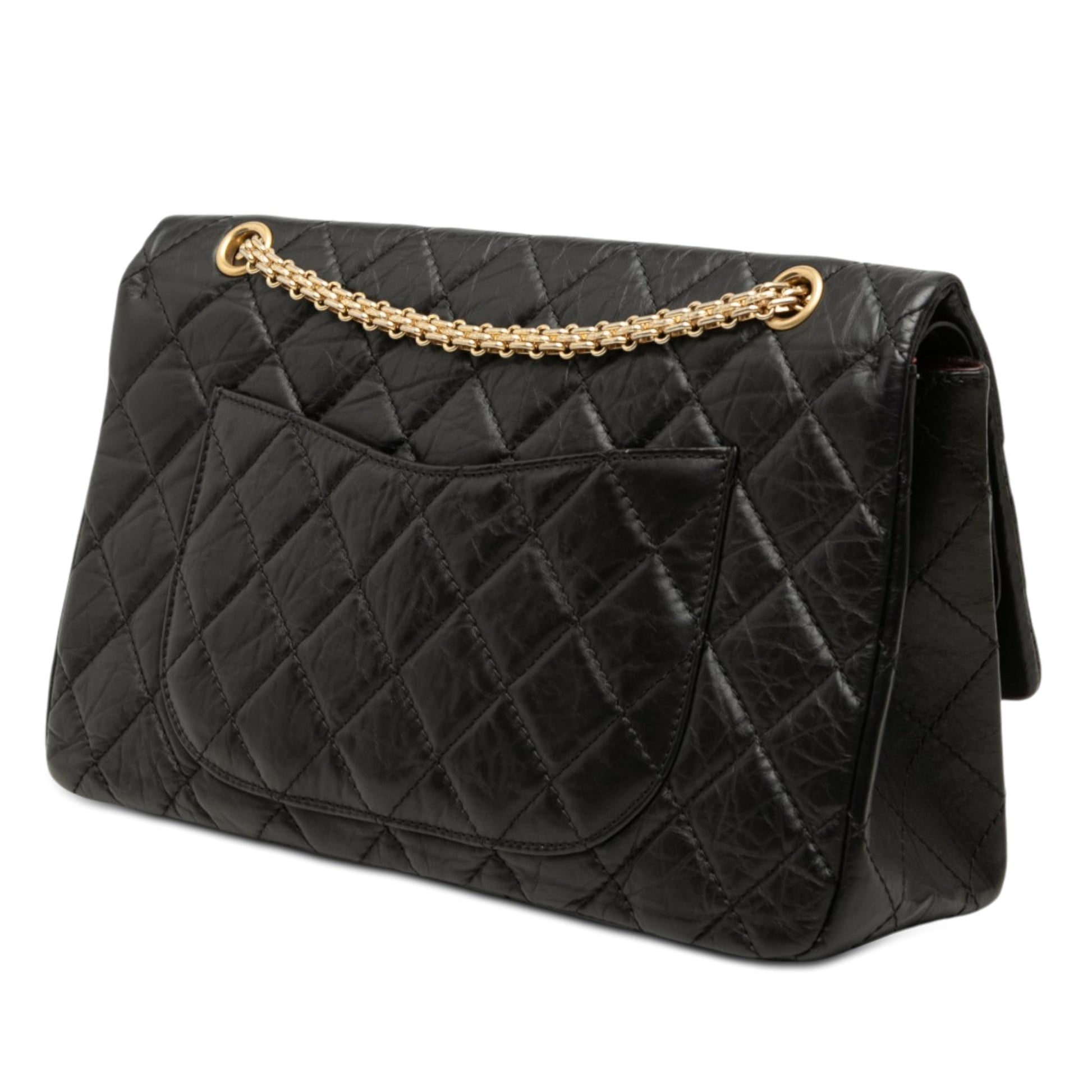 Chanel Quilted Aged Calfskin Reissue 2.55 Double Flap 227