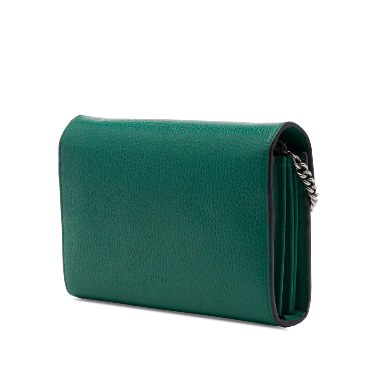 Gucci Calfskin Dionysus Wallet on Chain — Green