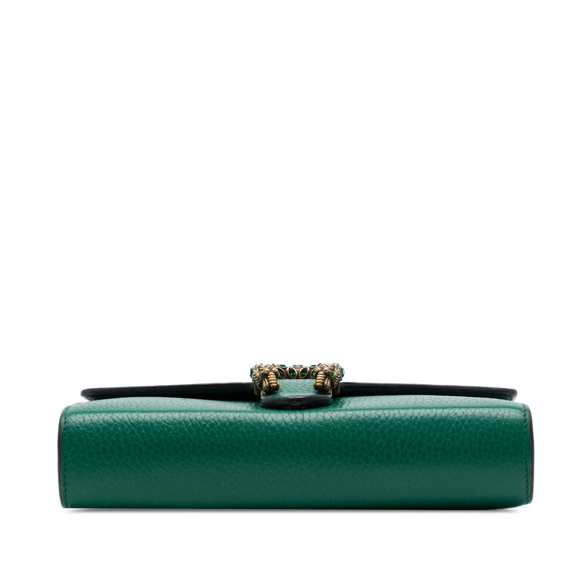 Gucci Calfskin Dionysus Wallet on Chain — Green