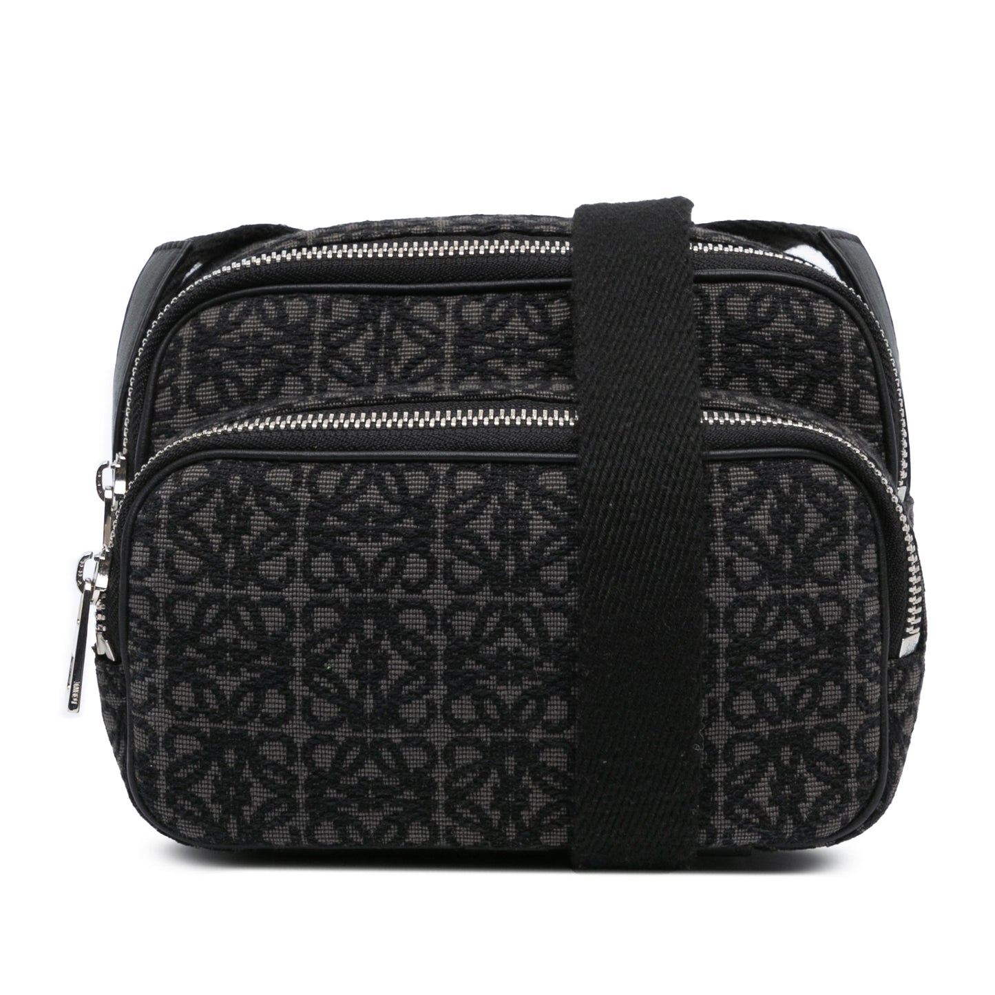 LOEWE Mini Anagram Canvas Logo Camera Bag