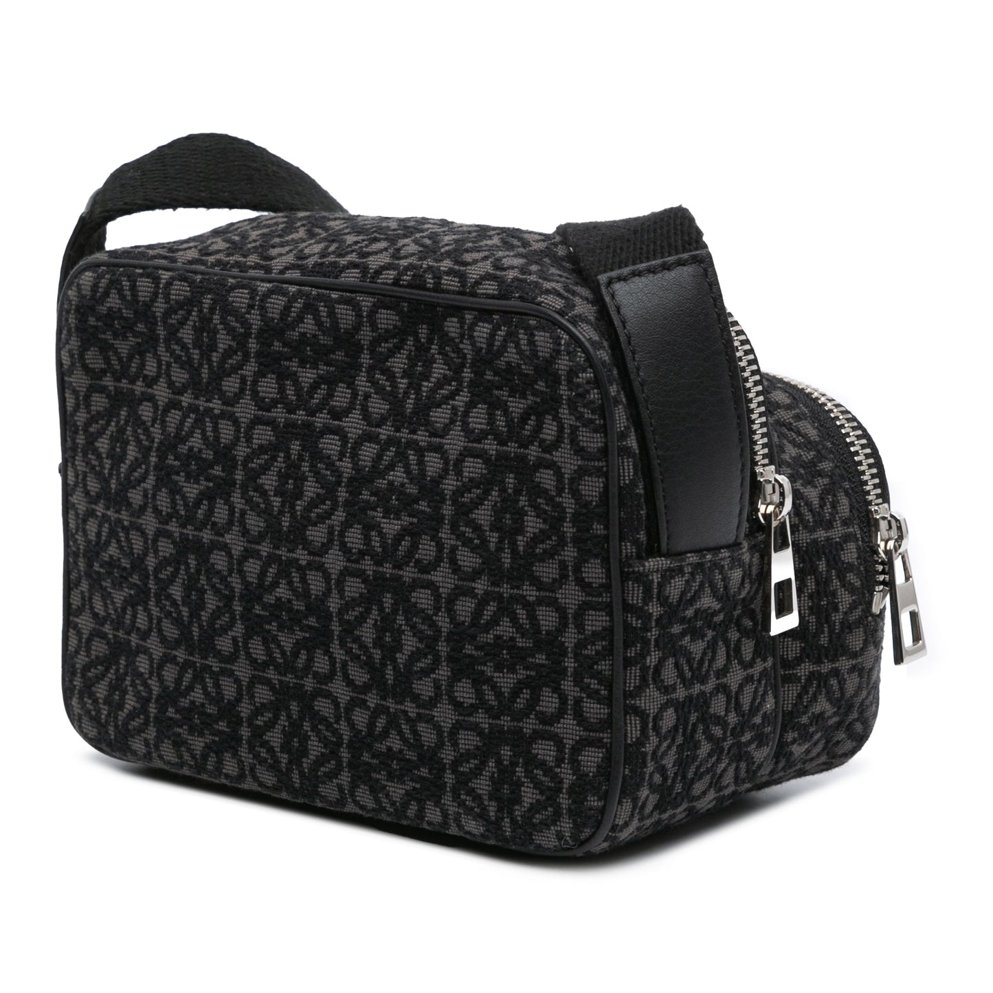 LOEWE Mini Anagram Canvas Logo Camera Bag