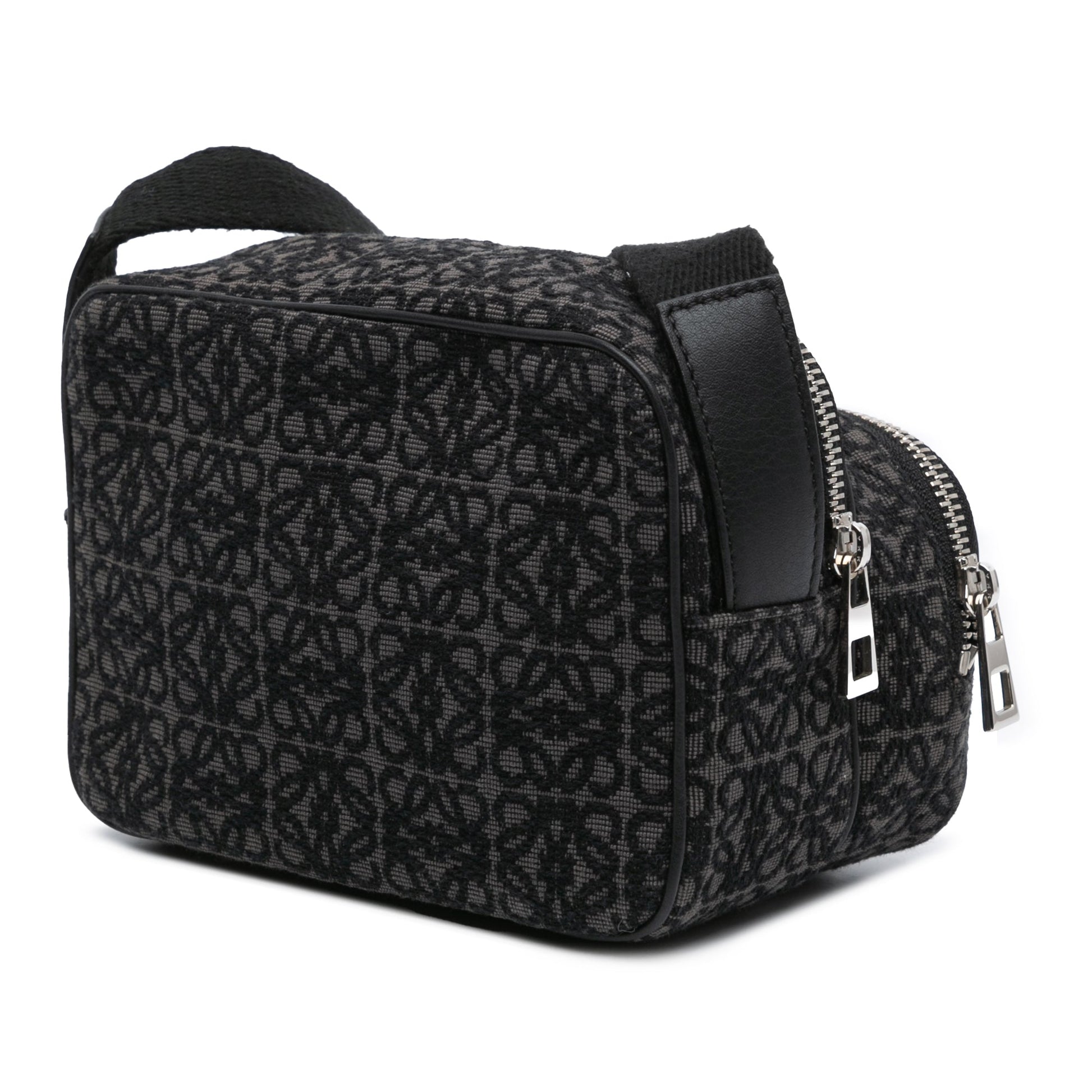 LOEWE Mini Anagram Canvas Logo Camera Bag