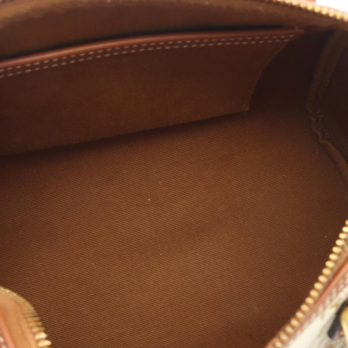 Celine Small Triomphe Coated Canvas Boston Bag