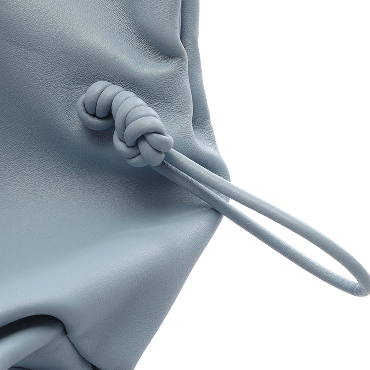 Bottega Veneta Small Lambskin Beak Crossbody — Blue