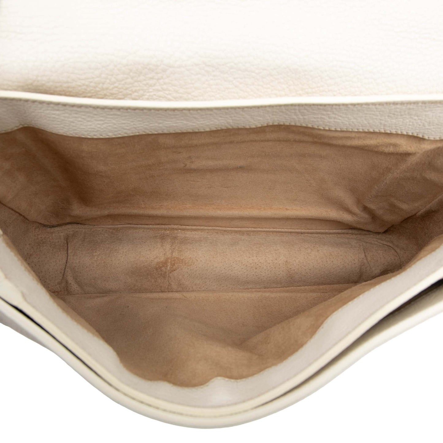 Miu Miu Goatskin Madras Push Lock Top Handle Satchel