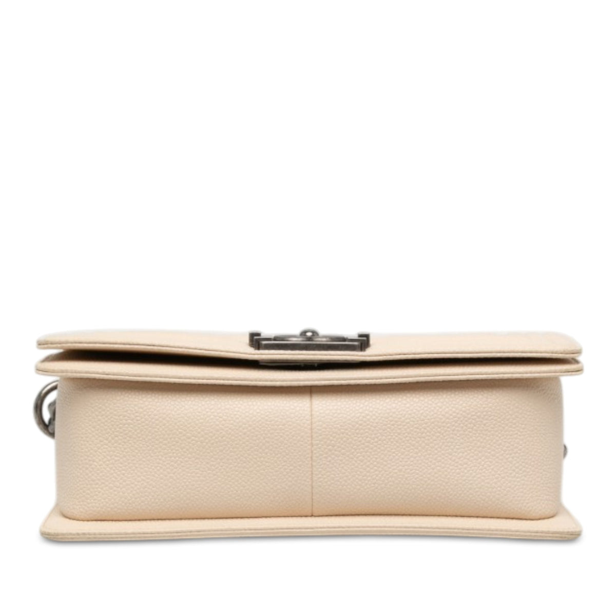 Chanel Old Medium Chevron Caviar Boy Flap — Brown