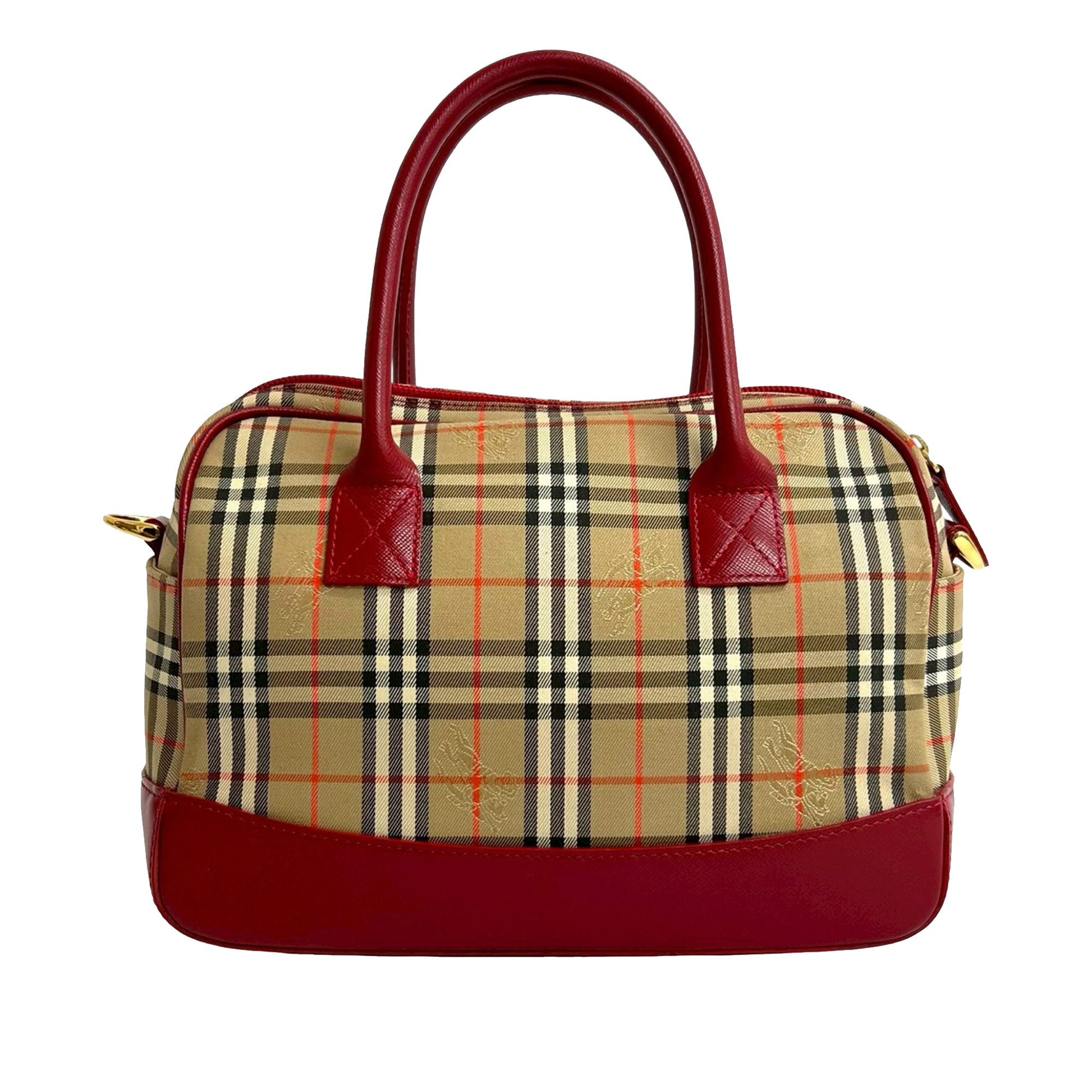 Haymarket Check Canvas Satchel