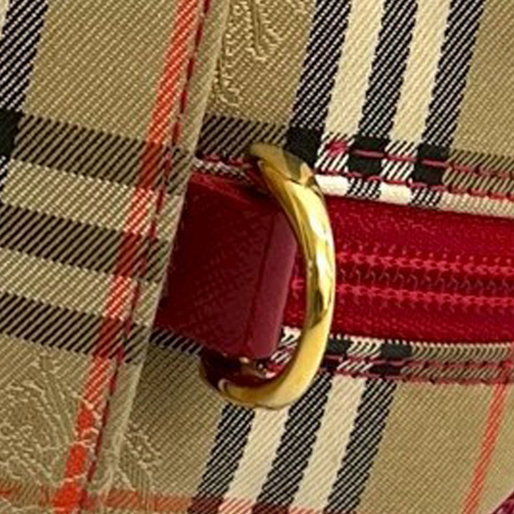 Haymarket Check Canvas Satchel