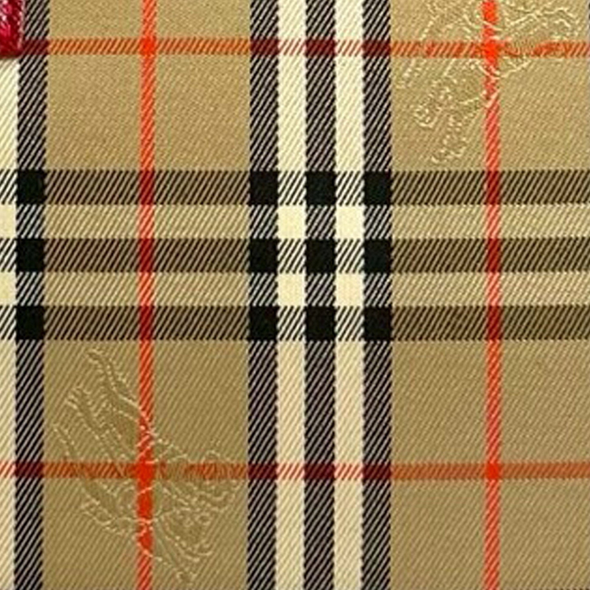 Haymarket Check Canvas Satchel