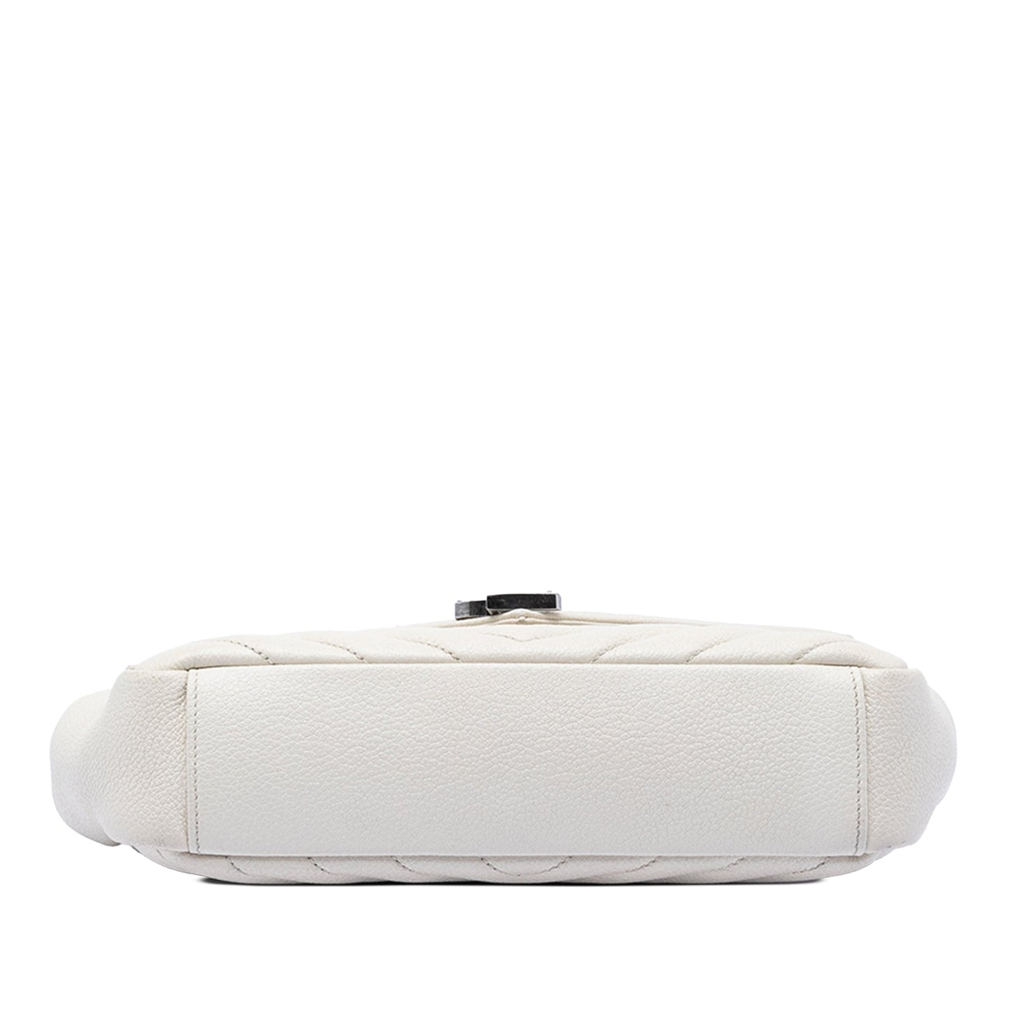 Saint Laurent Medium Chevron Calfskin Monogram Envelope Bag