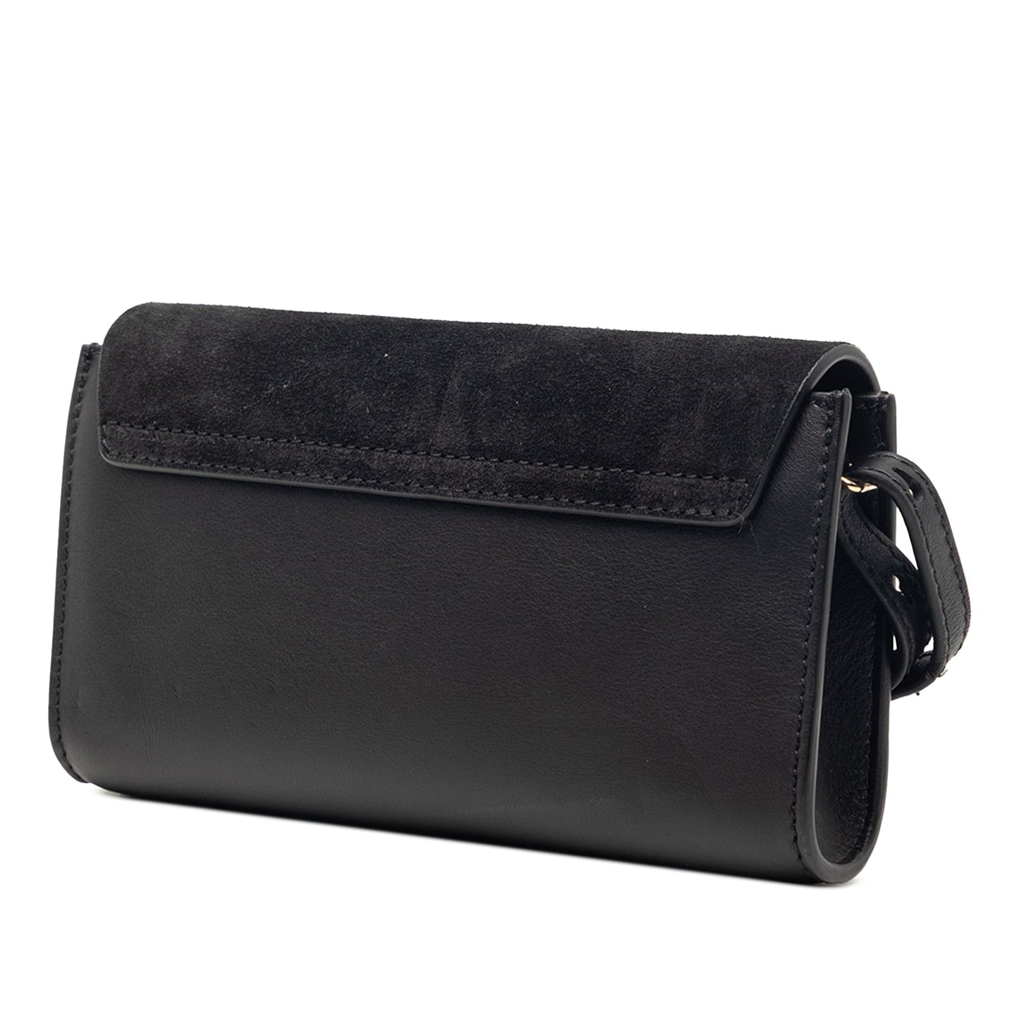 Chloé Mini Calfskin and Suede Faye Chain Crossbody