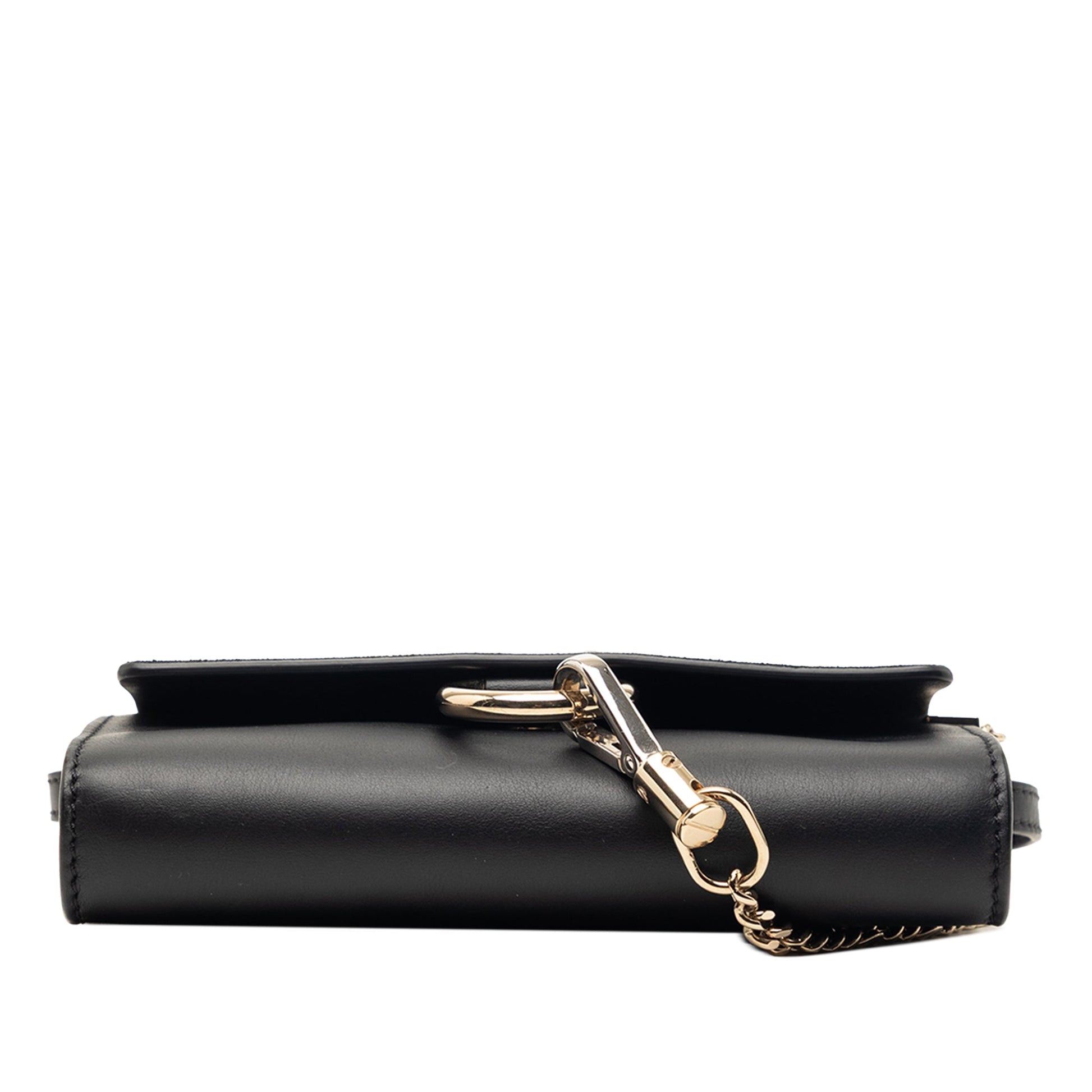 Chloé Mini Calfskin and Suede Faye Chain Crossbody