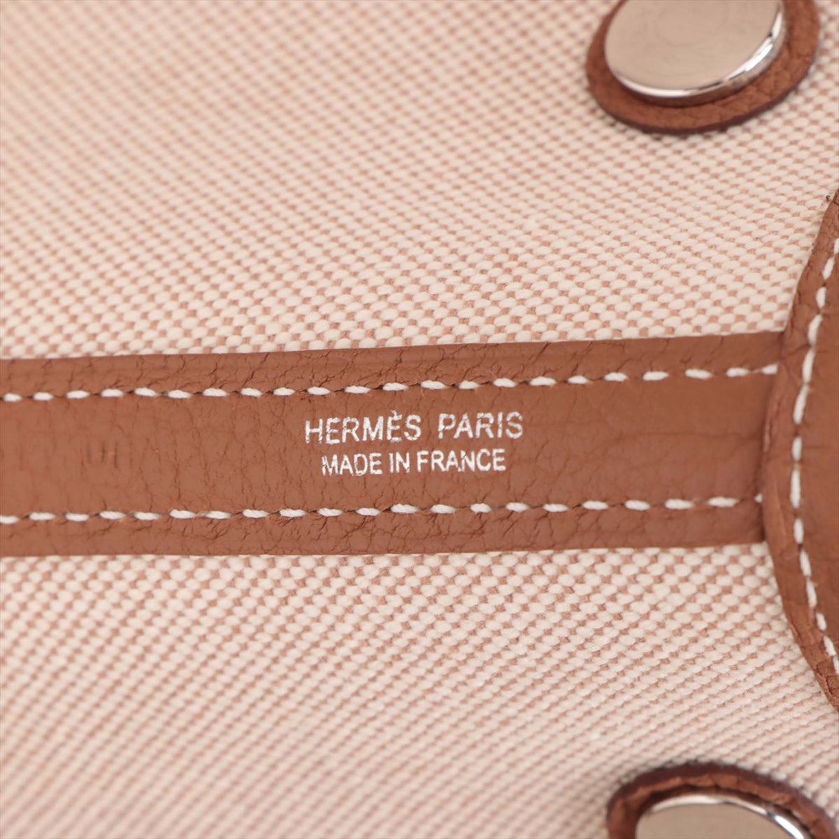 Hermès Toile and Negonda Tartan Cross Garden Party 36