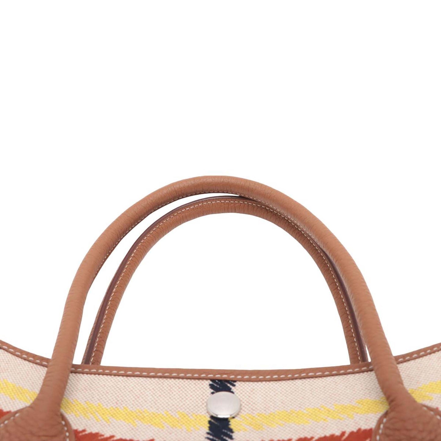 Hermès Toile and Negonda Tartan Cross Garden Party 36