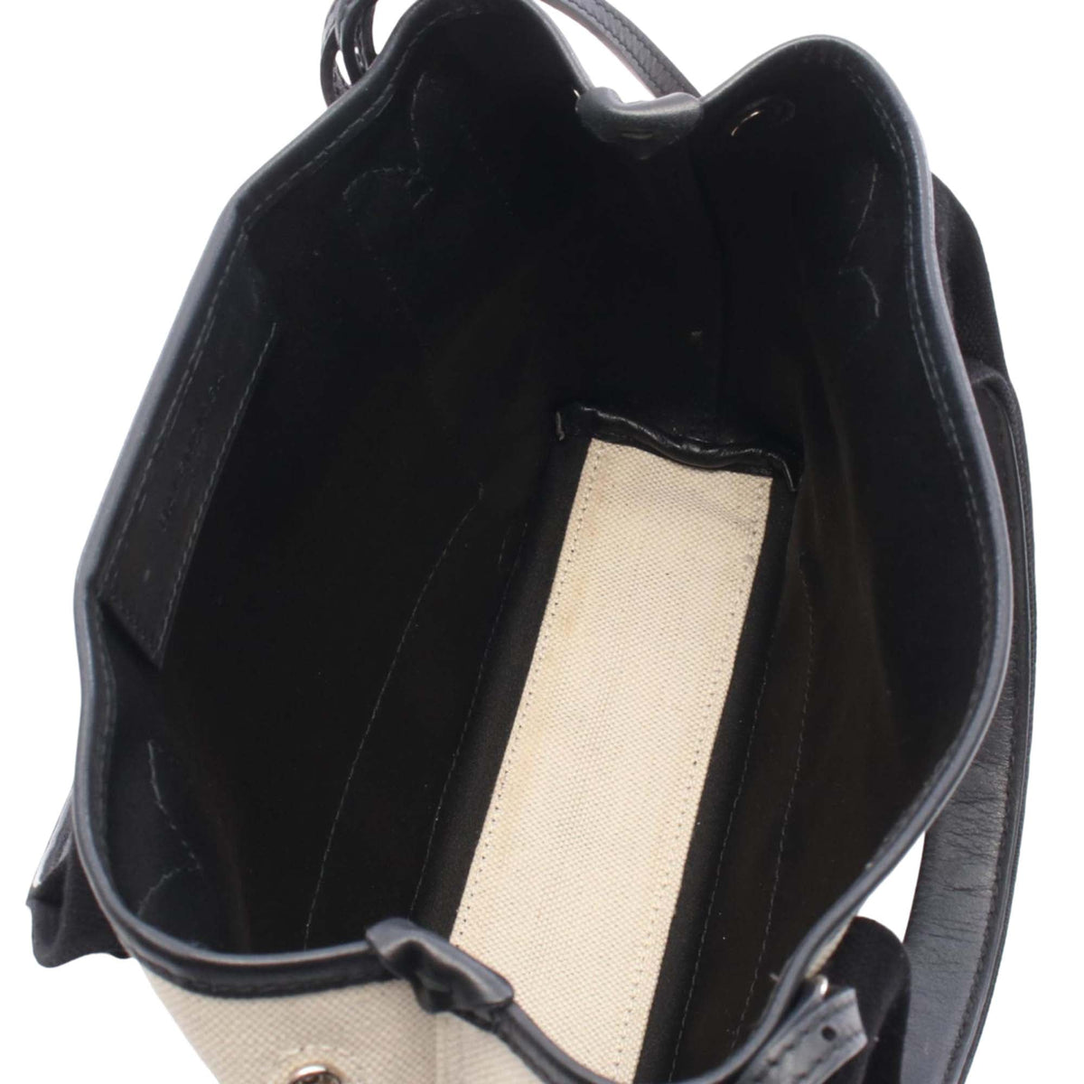Balenciaga Canvas Navy Cabas Satchel XS — Brown
