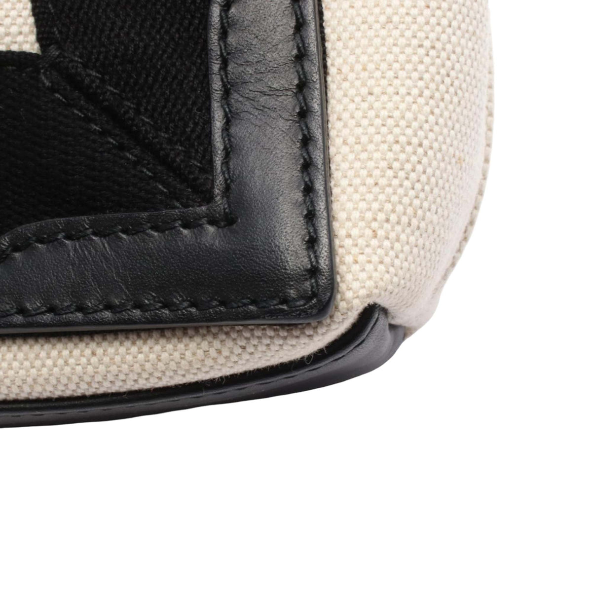 Balenciaga Canvas Navy Cabas Satchel XS — Brown